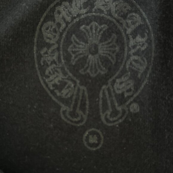 Chrome Hearts Black & Red Horseshoe Logo T-Shirt - Picture 3 of 7
